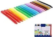 Gel Colors Crayons - Paraffin Crayon Color Box, Colour Peps Gel Crayon | Art Non Toxic Twistable Crayons Set, Artist’s Multi Colour Caryon Pencils for Drawing, Arts, Coloring Books
