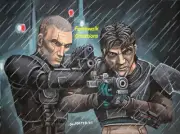 Star Wars The Bad Batch Crosshair, Hunter fan art 8x10" Giclee print
