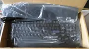 NEW!! UNUSED!! IBM 34P0440 Black PS/2 Wired Keyboard