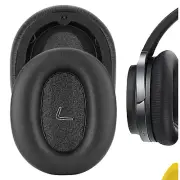 Geekria Protein Leather Ear Pads for Edifier W860NB Headphones (Black)
