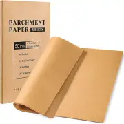 Parchment Paper Sheets,Unbleached Parchment Baking Sheets,Precut Parchment Paper