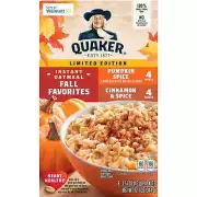 Quaker Instant Oatmeal Variety Pack, 1.51 oz 8 Count