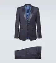 [Dolce & Gabbana] Dolce & Gabbana Wool and silk-blend suit AU 93 blue