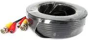 LIFKICH Video Power Cable for CCTV Security Camera System Durable Cable with Connectors Video Power for Home and Business Use
