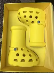 MSCHF X Crocs Big Yellow Boots US9