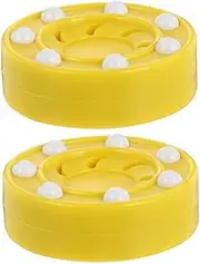 TOVINANNA Ice Hockey Puck 2pcs Roller Hockey Major Tool Pp Child Reusable Ice Puck