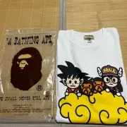 Super Rare A BATHING APE BAPE DRAGON BALL DR. SLUMP Arale chan BABY MILO tee t