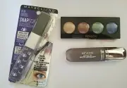 Revlon Maybelline makeup LOT Violet Mascara Eyeshadow Lipstick Matte Lip Color