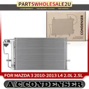 A/C Condenser w/ Drier & Bracket for Mazda 3 2010 2011-2013 L4 2.0L 2.5L Sedan (for: Mazda)