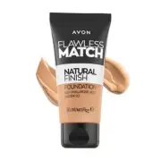 Avon Flawless Match Natural Finish Liquid Foundation SPF20 | 230N CREAMY NATURAL