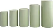 5X Cylinder Pedestal Covers Cylinder Stand Covers Tablecovers Plinth Stand Pillar Covers for Shower Birthday Ceremony