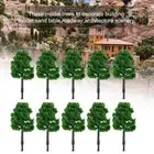 10pcs Train Railway Model Trees Scenery Diorama Layout Artificial Tree 5cm