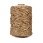Natural Jute Twine, 500 Feet Long Brown Twine String Rope for 2MM x 500FT