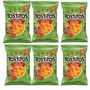 Tostitos HINT OF CHILE LIME Bite Size Rounds Tortilla Chips 11oz (6 Bags) NEW
