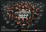 2022 PENRITH PANTHERS TEAM POSTER,NRL RUGBY,PREMIERS,BARGAIN,2