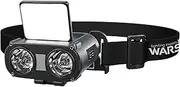 WARSUN Rechargeable Headlamp – 800 Lumens, 90° Rotatable COB Light Panel, Hand Wave Sensor, 5 Lighting Modes, LED Headlight for Fishing, Cycling, Camping, Hiking, Emergency Use