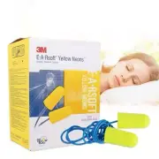 Noise Reduction Sleep Study Earplugs with Wired Soundproof Earplugs