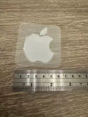Authentic OE Apple White Logo Sticker Decal iphone ipod Small 2" New