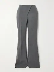 [A.W.A.K.E. MODE] A.W.A.K.E. MODE - Woven Straight-leg Pants - Gray - FR 40 FR 40 Gray