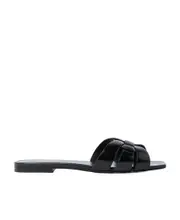 Saint Laurent Tribute Flat Sandals 36,37,36.5 black
