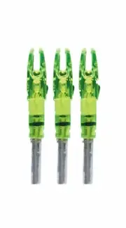 Green Lighted Arrow Nock - Fits .245" Id Carbon And Aluminum Shafts (3Pk)