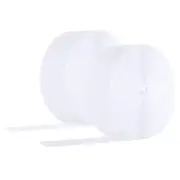 1 Set 2" x 30ft Hook and Loop Strips Roll Tape Double Sided White
