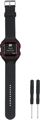 Replacement Band Compatible with Garmin Forerunner 25 GPS Running Watch Wristban