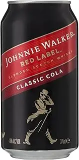 Johnnie Walker Red Label and Classic Cola 375ml Can (Pack of 24)