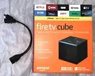 AMAZON 4K/HDR FIRE TV CUBE (2nd gen) w/ALEXA NEW + OTG USB Cable FREE SHIPPING