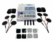 Advance 4 Channel Electrotherapy Physiotherapy With Carbon+Sticky Pads