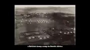 a British Army camp in South Africa Old Postcard