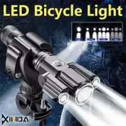 Front Lamp USB Rechargeable Long-Range Cycling LED Bike Bicycle Head Light torch