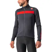 Castelli Puro 3 Jersey Dark Grey/Red Reflex