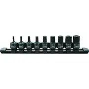 9-Piece 3/8? Drive Nano Triple Square Bit Sockets 94409TS ASTRO PNEUMATIC
