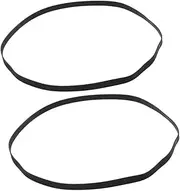 NUOBESTY 2pcs Turntable Belt Replacement for Record Player High Elastic Rubber Drive Belt for Stable Transmission Repair Parts