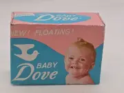 Vintage Dove Baby Bar Soap Talcum-scented Lever Brothers Co RARE 1960 NEW