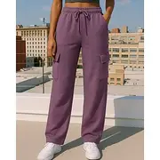 Women's Sweatpants Running Pants Track Pants Pocket Drawstring High Waist Bottoms Athleisure Gym Workout Fall Breathable Gym Workout Outdoor Running Regular Fi
