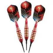 Viper Atomic Bee Soft Tip Darts - Dartboard Game Accessory - Red - 16 Grams
