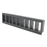 Switch Boss 9 Gang Black Poly Rocker Switch Housing Panel