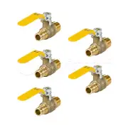 Pexflow Heavy Duty Full Port PEX Ball Valve, 1 in. MIP x 1 in. Pex (5 Pack)