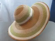 Collection XIIX Women's Stripe Floppy Hat, Natural Multi, One Size