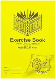 Spirax P107 Exercise Book A4 14mm Dt 64Pg