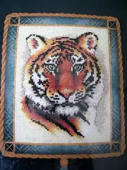 Counted Cross Stitch Dimensions GOLD NUGGETS KIT,DRAMATIC TIGER PORTRAIT,35060