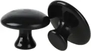 2 Pcs Mushroom Shaped Massage Stones Warmer Natural Lava Basalt Hot Rock Guasha