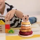 Stacking Tower Toy Building Blocks Stacker Educational Coordination Kid Stacking