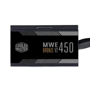 【CoolerMaster】Cooler Master NEW MWE 450 BRONZE V2 80Plus 銅牌 450W 電源供應器(NWE MWE BRONZE V2)