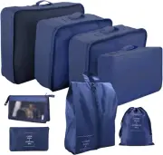 8 Set Packing Cubes, Travel Storage Bags Multifunctional Clothing Sorting Packag