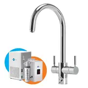 InSinkErator Multitap 4N1 Chilled J Shape - Chrome