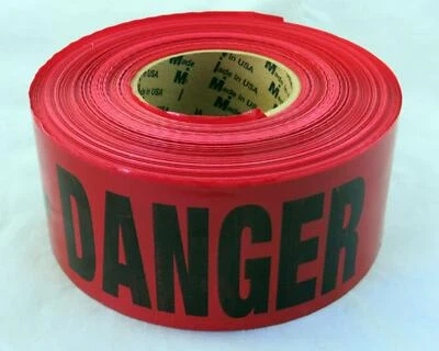 6 LARGE DANGER/ PELIGRO BARRICADE SAFETY TAPE ROLL (6 ROLLS) Amount: 6 rolls Rea