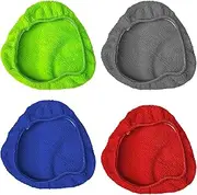 Ziciner 4 PCS Car Care Microfiber Cloths for Windshield Cleaner, Replaced Microfiber Pads Cover Kit, Car Windshield Cleaning Tool Bonnets, Interior Auto Window Cleaner Washing Pad (4 PCS)